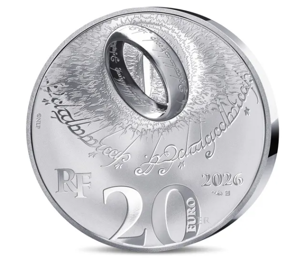 20 Euro BE France 2026 Seigneur des Anneaux